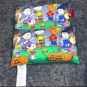 Set of 2 - Peanuts Snoopy and Friends Halloween Pillows